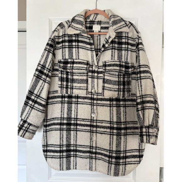 H&M | Plaid Shacket - Picture 4 of 8